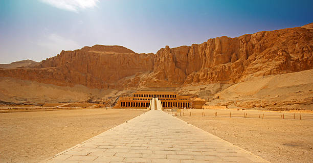 The temple of Hatshepsut near Luxor in Egypt