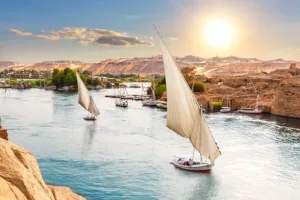 sailboats in aswan