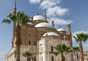 Cairo, Egypt - March 18, 2023: The Mosque of Muhammad Ali. Cairo, Egypt