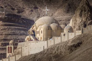 Monastery Of The Great Martyr Mina - The Wondrous (The Hanging Monastery On Mount Abnoub)